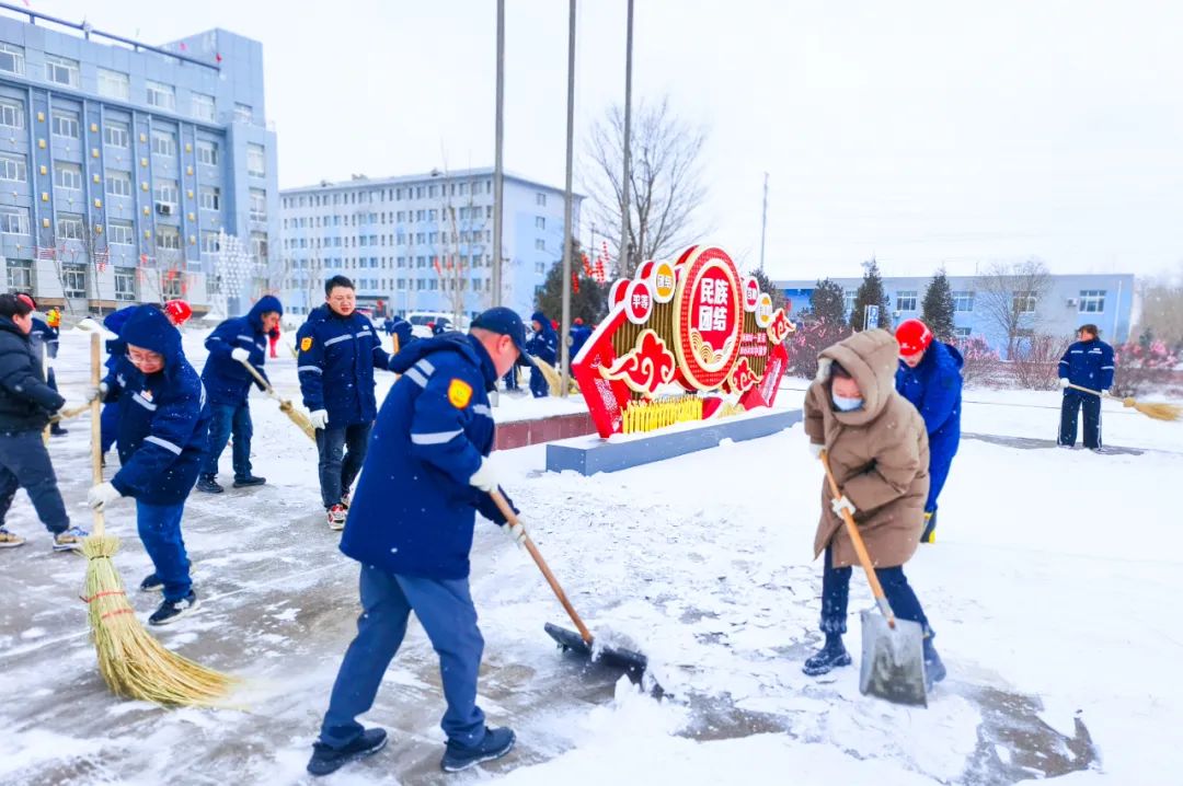 內(nèi)蒙宜化：迎風(fēng)戰(zhàn)雪保安全，勠力同心促生產(chǎn)(圖2)